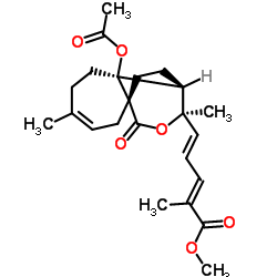 土槿甲酸甲酯 B结构式