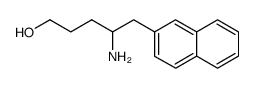 4-amino-5-(naphthalen-2-yl)pentan-1-ol结构式