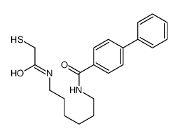 4-phenyl-N-[6-[(2-sulfanylacetyl)amino]hexyl]benzamide Structure