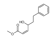 methyl 4-hydroxy-6-phenylhex-2-enoate结构式