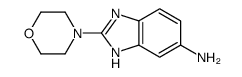 2-morpholin-4-yl-3H-benzimidazol-5-amine结构式