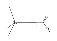 methyl-β-triethylgermyl-isobutyrate Structure