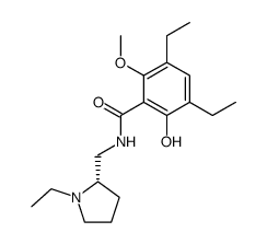 3,5-Diethyl-N-[[(2S)-1-ethylpyrrolidin-2-yl]methyl]-2-hydroxy-6-methoxybenzamide picture