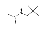 1,1-dimethyl-2-neopentylhydrazine结构式