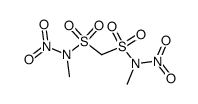 N,N'-dimethyl-N,N'-dinitro-methanedisulfonamide结构式