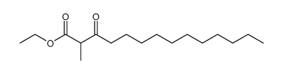 2-methyl-3-oxo-tetradecanoic acid ethyl ester结构式