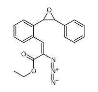 ethyl 2-azido-3-[2-(3-phenyloxiran-2-yl)phenyl]prop-2-enoate结构式