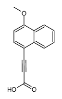 (4-methoxy-[1]naphthyl)-propiolic acid结构式