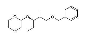 (2S,3R)-2-methylpentane-1,3-diol 1-benzyl,3-THP-ether Structure