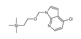 1H-Pyrrolo[2,3-b]pyridine, 4-chloro-1-[[2-(triMethylsilyl)ethoxy]Methyl]-结构式