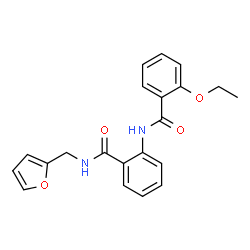 2-ethoxy-N-(2-{[(2-furylmethyl)amino]carbonyl}phenyl)benzamide structure