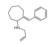 2-benzylidene-N-prop-2-enylcycloheptan-1-amine结构式