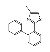 4-methyl-2-(2-phenylphenyl)-1,3-thiazole Structure