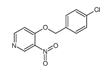 4-[(4-chlorophenyl)methoxy]-3-nitropyridine Structure