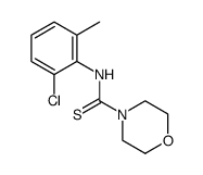 4-Morpholinecarbothioamide, N-(2-chloro-6-methylphenyl)结构式