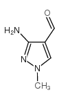 3-氨基-1-甲基-1H-吡唑-4-甲醛结构式