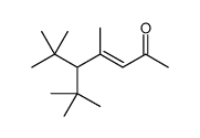 5-tert-butyl-4,6,6-trimethylhept-3-en-2-one Structure