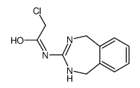 2-chloro-N-(2,5-dihydro-1H-2,4-benzodiazepin-3-yl)acetamide结构式