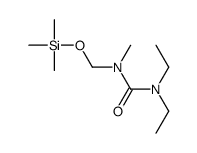 1,1-diethyl-3-methyl-3-(trimethylsilyloxymethyl)urea Structure