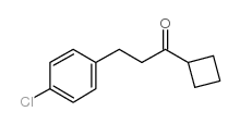 2-(4-CHLOROPHENYL)ETHYL CYCLOBUTYL KETONE结构式