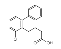 4-(2-chloro-6-phenylphenyl)butanoic acid Structure