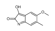 5-methoxy-6-methyl-1H-indole-2,3-dione结构式