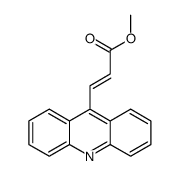 methyl 3-acridin-9-ylprop-2-enoate结构式