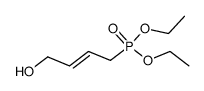 diethoxy(4-hydroxybut-2-enyl)phosphino-1-one结构式