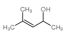 4-methyl-3-penten-2-ol Structure
