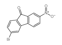 6-bromo-2-nitro-fluoren-9-one结构式