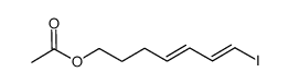 (4E,6E)-7-iodohepta-4,6-dien-1-yl acetate结构式