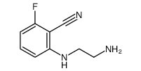 Benzonitrile, 2-[(2-aminoethyl)amino]-6-fluoro Structure