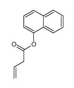 naphthalen-1-yl but-3-enoate结构式