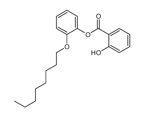 (2-octoxyphenyl) 2-hydroxybenzoate Structure