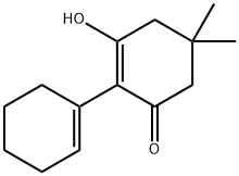 2-Cyclohexen-1-one, 2-(1-cyclohexen-1-yl)-3-hydroxy-5,5-dimethyl- Structure