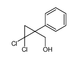 (2,2-dichloro-1-phenylcyclopropyl)methanol Structure