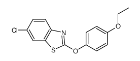 6-chloro-2-(4-ethoxyphenoxy)-1,3-benzothiazole结构式