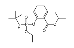 propan-2-yl 2-[(tert-butylamino)-ethoxyphosphoryl]oxybenzoate结构式