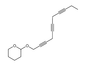 2-undeca-2,5,8-triynyloxy-tetrahydro-pyran结构式