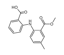 2-(2-Carboxy-phenylamino)-5-methyl-benzoic acid methyl ester Structure