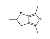 2,3-Dihydro-2,4,6-trimethylthieno<2,3-c>furan Structure