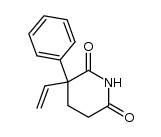 3-phenyl-3-vinyl-piperidine-2,6-dione结构式
