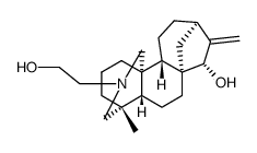 21-(2-hydroxy-ethyl)-4-methyl-16-methylene-veatchan-15α-ol结构式