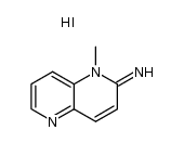 1,2-dihydro-2-imino-1-methyl-1,5-naphthyridine hydroiodide结构式