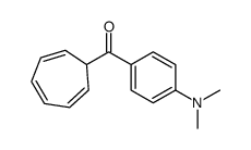 cyclohepta-2,4,6-trien-1-yl-[4-(dimethylamino)phenyl]methanone结构式