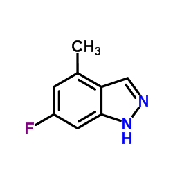 6-Fluoro-4-methyl-1H-indazole Structure