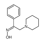 N-(1-phenyl-2-piperidin-1-ylethylidene)hydroxylamine Structure