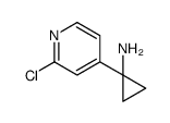 1-(2-chloropyridin-4-yl)cyclopropan-1-amine Structure