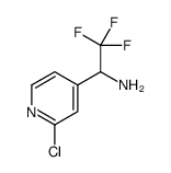 1-(2-chloropyridin-4-yl)-2,2,2-trifluoroethanamine Structure