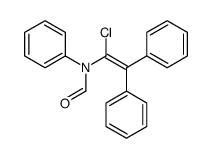 N-(1-chloro-2,2-diphenylethenyl)-N-phenylformamide结构式